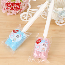 Maryya beautiful glass cup brush stainless steel thermos cup cleaning brush colorful cup brush