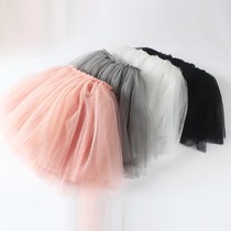 Girls skirt gauze princess dress childrens clothing childrens skirt 2021 Four Seasons Joker net gauze Puff skirt