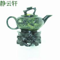 Luminous cup jade Dunhuang tourist souvenirs Carefully selected Qilian jade fine fine plum pot