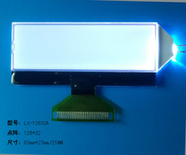 LX-12832 LCD screen size 63mm×27mm Spot supply Lixian electronic COG dot matrix screen