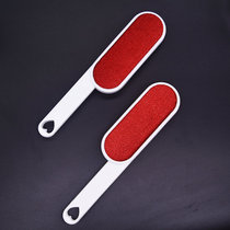Clothes sticky hair static brush dry cleaning brush with plastic brushed woolen sweater with hairbrush bifacial suction brush