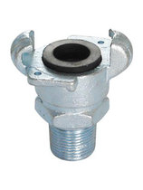 American air pipe joint galvanized carbon steel 1 2 inch 3 4 inch Chicago external thread quick connector male end