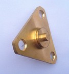 Greaser Triangle Bottom valve triangular check valve flange copper check valve Greaser Petrol Station Accessories