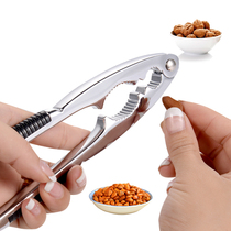 304 stainless steel thickened walnut instrumental whole grain exfoliating hazelnut nippers black peach cracker nut hazelnut dry fruit pliers exfoliating work