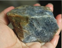 Water Jade Ice Stone Natural Sapphire raw ore a picture of corundum Stone play carving wool mineral mark