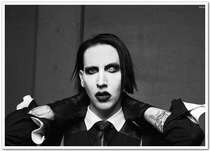 Marilyn Manson Music Poster Rock Band Art Film Decorative Painting 4