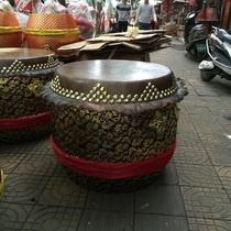 18 inch Guangdong Foshan log drum dragon boat drum cowhide drum southern lion drum wake lion drum dragon dance lion drum