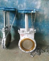 PZL73H-10 PZL73H-10 16C cast steel WCB sprocket knife type gate valve sprockets for clip type knife type gate valve DN50-600