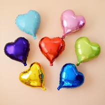 18 Inch Heart-shaped 32 Inch Heart-shaped Monochromatic Aluminum Film Festival Balloon Wedding house Background Decorative Arrangement Balloons