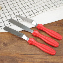 Scraper set Three-piece stainless steel cream cake trowel scraper kiss knife set