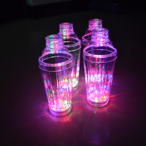 PC Tuning Wine Pot 7 Colorful Lights Shining Snowk Cup Wine Jug Wine Glass Wine Glass Wine With Ice Bucket Hotel Supplies