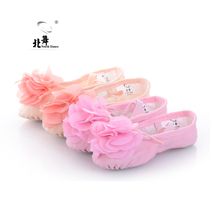 Childrens adult dance shoes exercise shoes bodybuilding Shoes ballet shoes yoga shoes cat claws with flowers