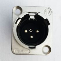 NEUTRIK Newtrek NC3MDM3-V original imported XLR male Canon socket PCB board installation