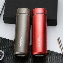 Shino Insulation Cup Stainless Steel Mens Business Filter Tea Cup Lady Fashion Portable Office On-board Water Glass