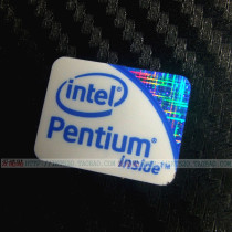New original dress INERT pentium notebook sticker computer performance label Pentium logo sticker