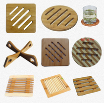 Heat insulation mat square carved bamboo coaster placemats bowl mat bowl mat sand pot mat bamboo mat table flower tray mat pot mat