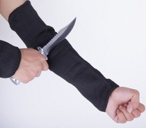 2021 anti-cut and anti-cut arm guard camping outdoor metal glass factory level 5 anti-cut sleeve sleeve garden site protection