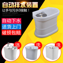 Automatic Sewer Mop Pool Drain Ceramic Washcloth Pool Balcony Ground Mop Basin Mopping Pool Mopping Bucket Mopping Bucket