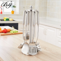 BY304 stainless steel spatula rack Rotating kitchenware rack Kitchen rack Household kitchen rack tool sturdy