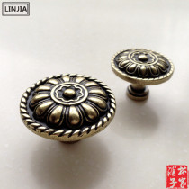 Ancient European antique antique retro wardrobe cabinet door drawer handle handle simple furniture pastoral handle 1107