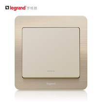 Legrand switch socket panel Yidian fine gold pattern One-open multi-control One-stop wall power supply Type 86