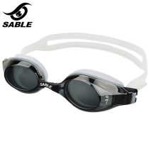 Sable myopia goggles professional swimming glasses waterproof and anti-fog large frame adult flat luminosity number men and women