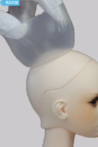 bjd sd Ye Luoli Kerr toy doll doll wig Silicone headgear doll protective headgear