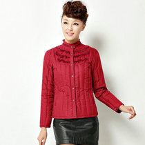 Snow silver fox broken size clearance down jacket liner women's long sleeve slim collar fur collar down underwear jacket