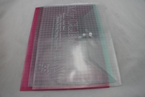 Hong Kong and 18C file kit information kit A4 finishing bag button bag W-209A transparent lattice bag