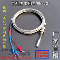 WZPM-201 End face thermal resistance Pt100 thermal resistance temperature probe sensor M8*0 75 platinum resistance