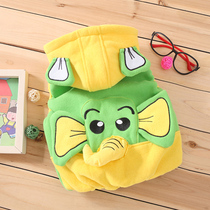 Baby pony armor spring and autumn and winter baby warm vest Baby men and women children horse clip zipper cartoon cute