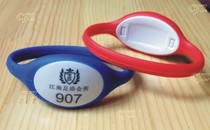 CJZ-GJ01: Swimming pool fitness foot bathroom bath sauna lock ID induction silicone hand plate number plate