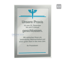 A4 display card prompt card 21*29 7 listing information card business license protection suite real estate agency label sticker