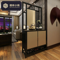 Solid wood porch cabinet screen cabinet Hall Cabinet partition cabinet living room shoe cabinet decoration cabinet entrance entrance screen