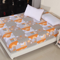 Cotton bed sheet Fitted sheet Cotton twill mattress cover Bed sheet 1 5 1 8 Single double padded twill