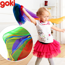German goki game silk scarf scarf childrens early education center activity toys commonly used props 02