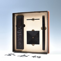 Qinshu wood carving incense burner Ebony panser purple light sandalwood line incense box incense holder incense burner