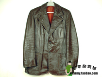 LAKELAND American Retro style leather suit leather suit Second-hand
