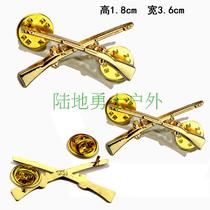 Military Fans American Admiral Army Officer Infantry Collar collar badge with metal badge Metal Badge Badge of Metal Badge Badge
