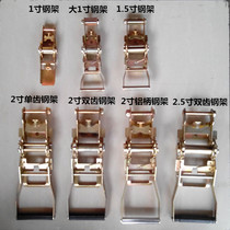 Factory direct metal thickened and widened ratchet tension strap fastener rope strapping device steel frame steel hook strap