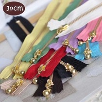 YKK No 3 Golden CHAIN WATER DROP Head Zipper - 30CM (20)