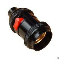 Special price Tianhe pipe connecting work lamp head screw-mouth lamp head with switch E27 screw mouth lamp holder machine tool lathe machine tool