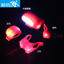 Cool cycling frog lights Mountain bike headlights Safety warning lights lights Dead flying frog lights Riding equipment