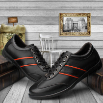 Spring first layer cowhide mens shoes Business casual shoes Mens low-top mens shoes Youth British soft-soled shoes