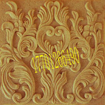 New Beijing courtyard villa decoration carving artificial sandstone sculpture TV background wall fancy relief plate painting