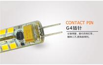 G4 bright led lamp bead 12V bubble crystal lamp energy saving bulb light source halogen bulb 3W pin 220V