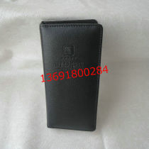 Factory custom hotel hotel leather TV remote control clip remote control set factory price black remote control rack remote control box