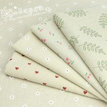 Lock edge 4 color printed cotton linen background cloth 50*50 linen shooting background props photography cloth photo background