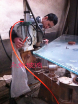 Custom custom tempered glass coffee table clip wire clip film Silver mirror Gray glass side hot bending paint Art doors and windows