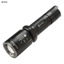 MFREE Explorer LED bright flashlight Outdoor household cycling telescopic zoom five-speed dimming flashlight a